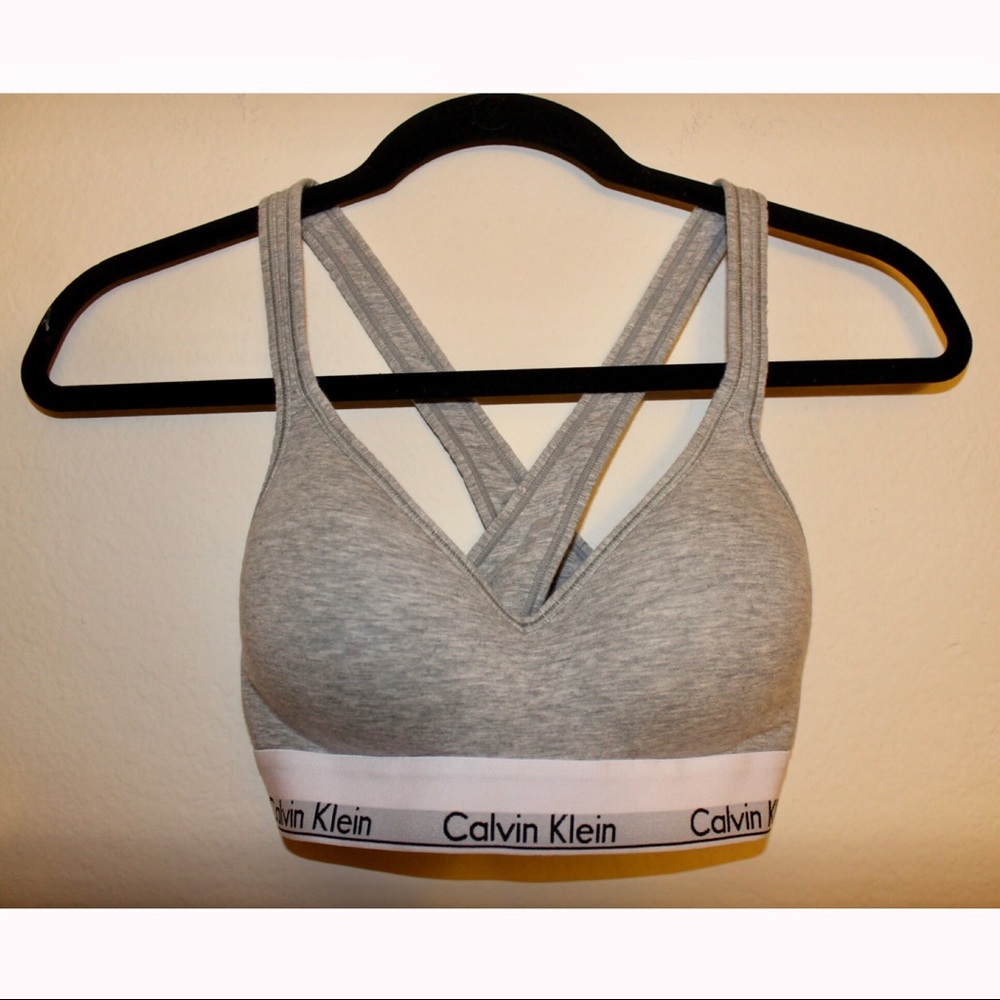 Calvin Klien Grey Sports Bra